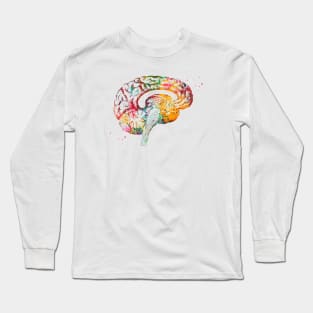 Brain anatomy Long Sleeve T-Shirt